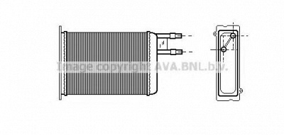 AVA QUALITY COOLING cn6128 -  Теплообменник, отопление салона
